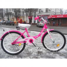 Велосипед детский PROF1 20д. Y2013 Princess (малиновый)